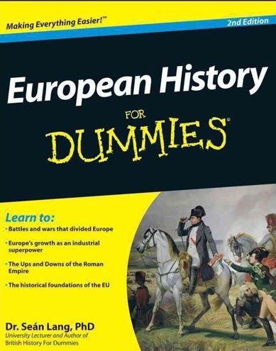 Паперова книга «European History For Dummies», автор Сін Ланг - фото №1