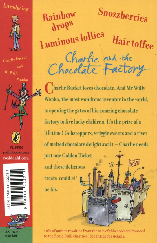 Паперова книга «Charlie and the Chocolate Factory», автор Роальд Дал - фото №1