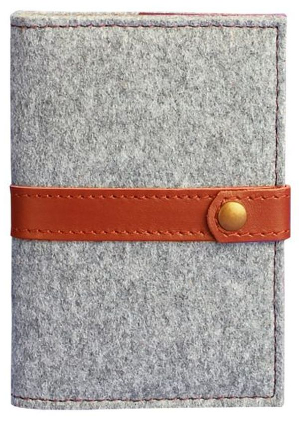  «Обложка для паспорта BlankNote 1.1 Фетр Коньяк (BN-OP-1.1-felt-k)», бренда BlankNote - фото №1