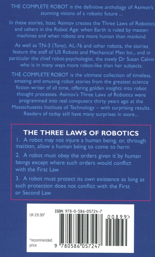 Бумажная книга «The Complete Robot», автор Айзек Азимов - фото №1
