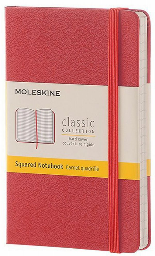  «Блокнот Moleskine Classic маленький клетка красный (MM712F2)», бренда Moleskine - фото №1