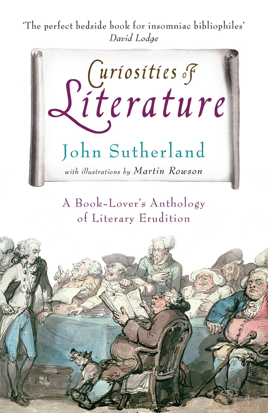 Бумажная книга «Curiosities of Literature», автор Джон Сазерленд - фото №1