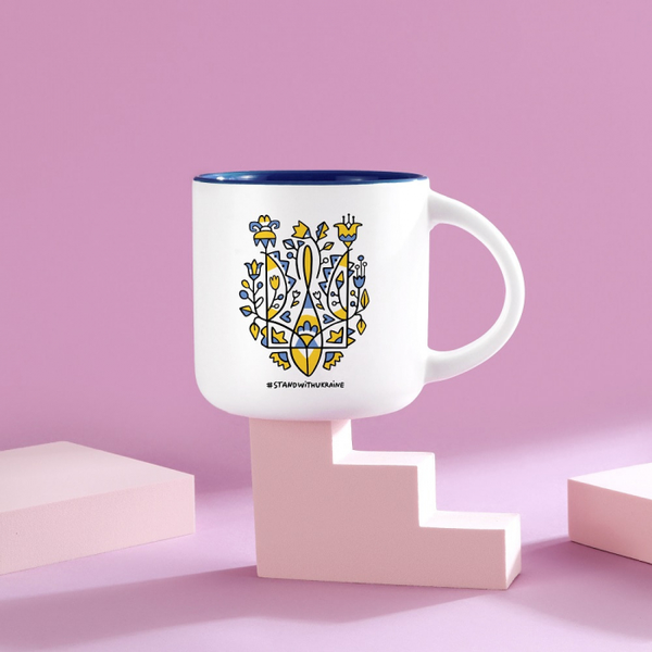 «Чашка Gifty Герб України. Синя (AA-0130966)», бренда Gifty - фото №1