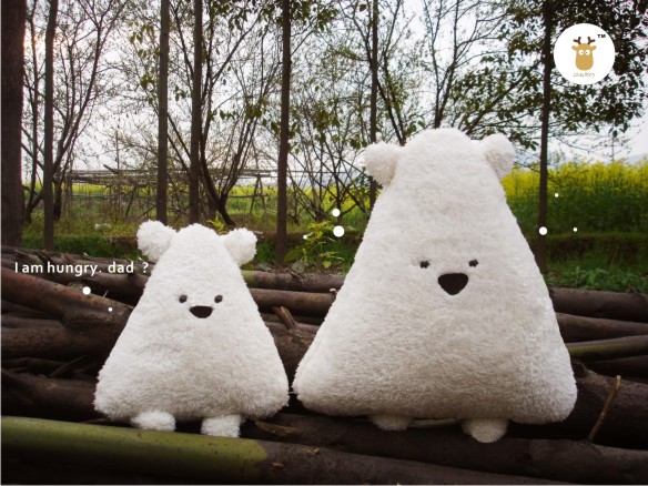  «Мягкая игрушка подушка Poplays Маленькая Собачка Big dog цвет white (0548)», бренда Poplays - фото №1