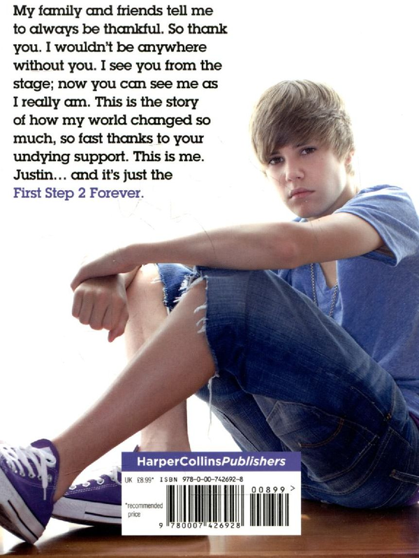 Паперова книга «Justin Bieber. First Step 2 Forever. My Story», автор Джастін Бібер - фото №1