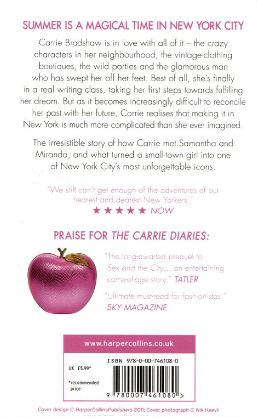 Бумажная книга «Summer and the City. A Carrie Diaries Novel», автор Кэндес Бушнелл - фото №1