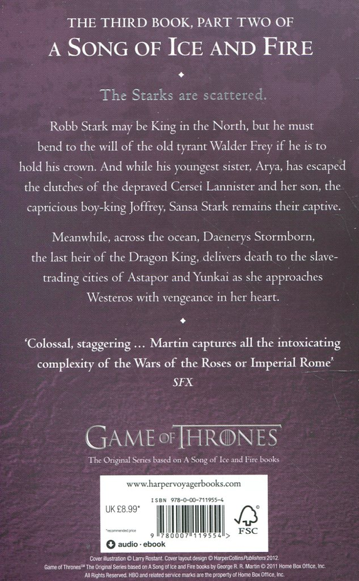 Бумажная книга «A Game of Thrones: The Story Continues. The Complete Boxset of All 6 Books», автор Джордж Р. Р. Мартин - фото №1