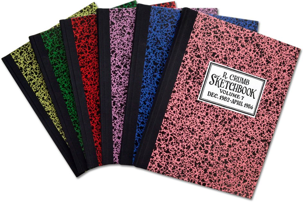 Бумажная книга «Robert Crumb. The Sketchbooks. 1982-2011 (6 volumes in slipcase)», автор Дайан Хэнсон - фото №1