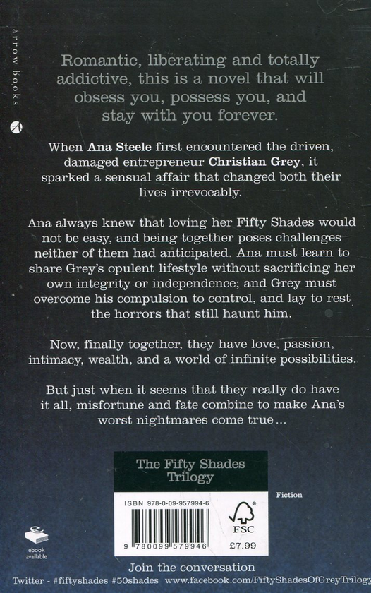 Паперова книга «Fifty Shades Trilogy. Book 3. Fifty Shades Freed», автор Е. Л. Джеймс - фото №1