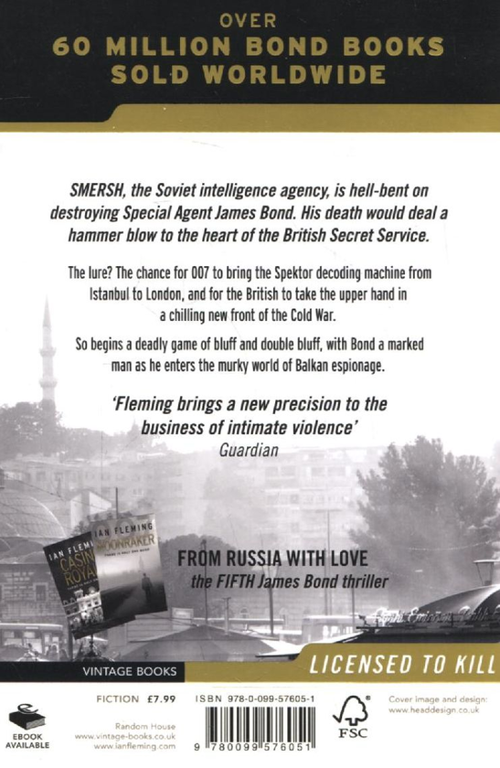 Паперова книга «James Bond. Book 5. From Russia With Love», автор Ян Флемiнг - фото №1