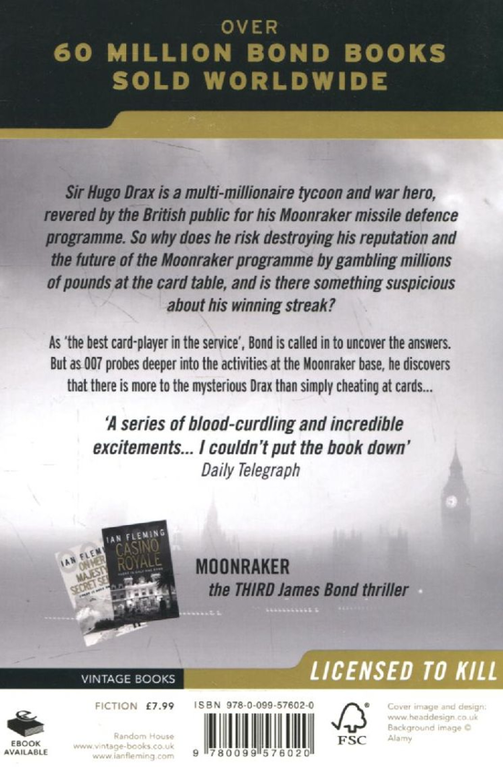 Паперова книга «James Bond. Book 3. Moonraker», автор Ян Флемiнг - фото №1