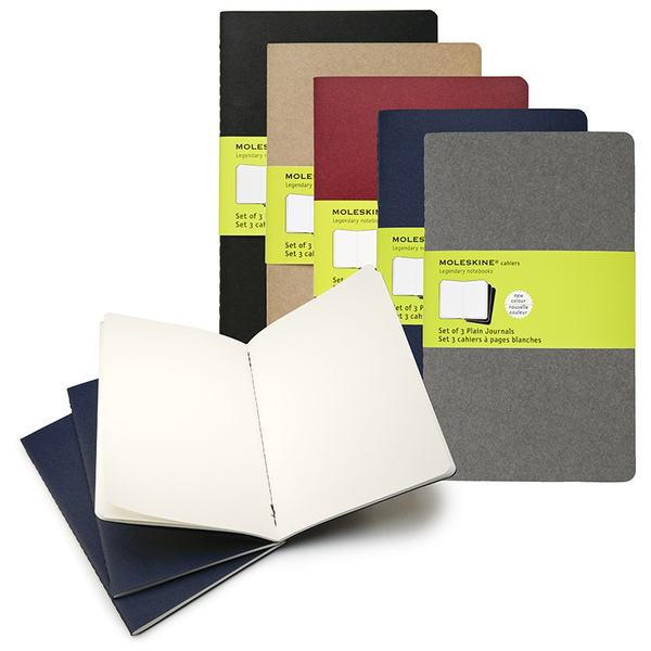  «3 журнали для нотаток Moleskine Cahier нелінійовані сірі комплект з 3 молескінів (978-88-6613-425-1#CH318F)», brand Moleskine / Moleskine /  - фото №1