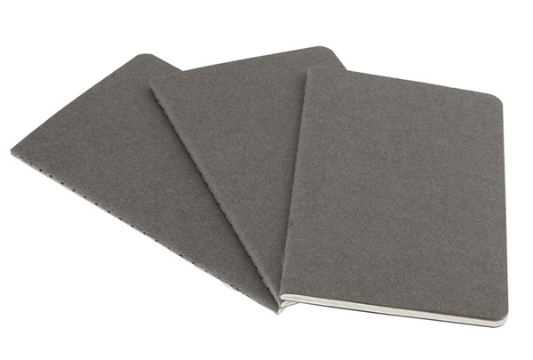  «3 журнали для нотаток Moleskine Cahier нелінійовані сірі комплект з 3 молескінів (978-88-6613-425-1#CH318F)», brand Moleskine / Moleskine /  - фото №1
