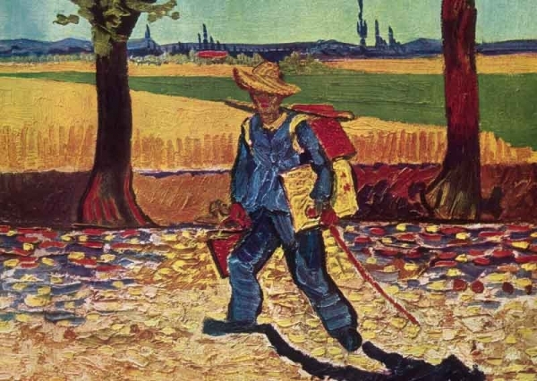 «Открытка Tushita Vincent van Gogh Artist on the road to Tarascon», бренда Tushita - фото №1