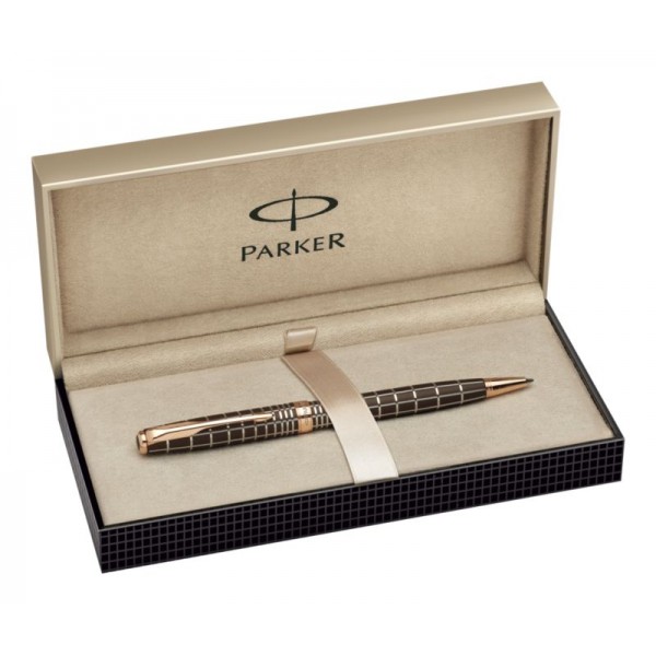  «Шариковая ручка Parker Sonnet 08 коричневая (85 132B)», бренда Parker - фото №1
