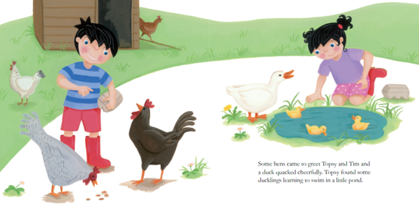 Бумажная книга «Topsy and Tim. At the Farm», автор Джейн Адамсон - фото №1