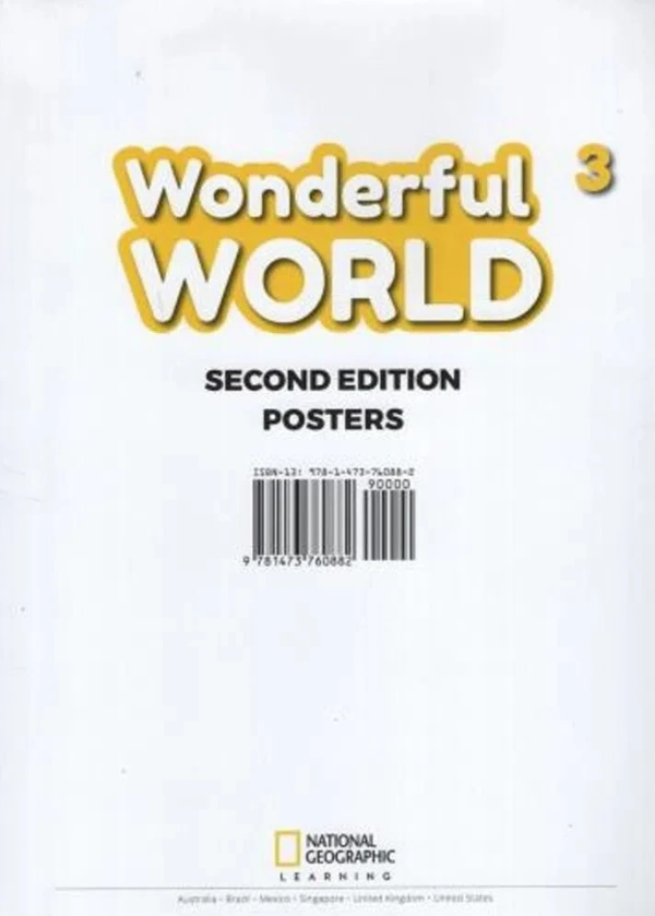 Паперова книга «Wonderful World 3. 2nd Edition. Posters» - фото №1