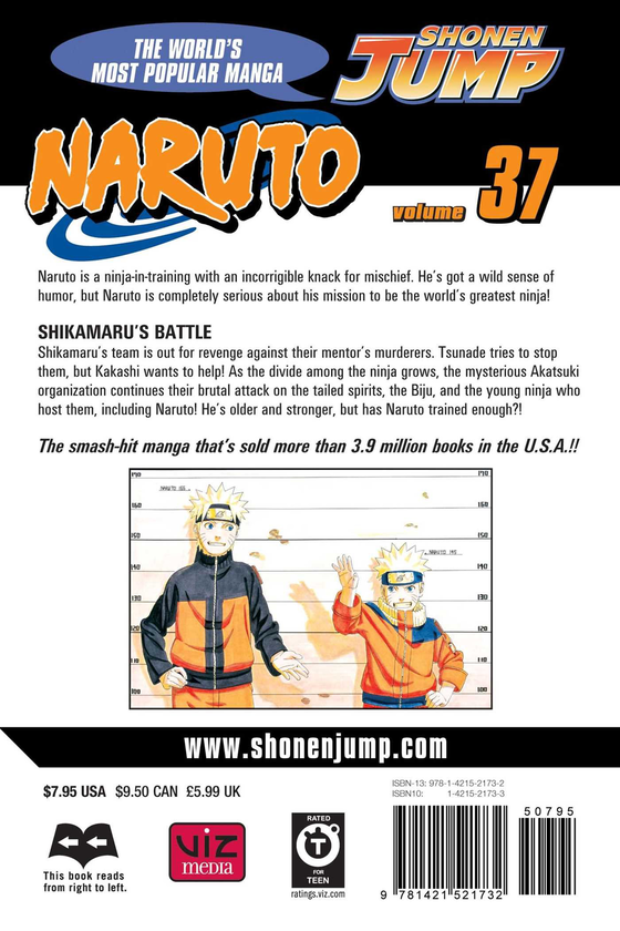 Паперова книга «Naruto. Volume 37», автор Масаси Кісімото - фото №1
