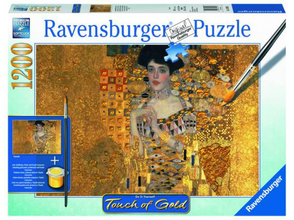  «Пазл Ravensburger Золотая Адель Густав Климт 1200 элементов (RSV-199341)», бренда Ravensburger - фото №1