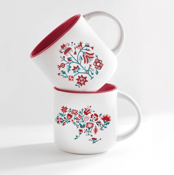  «Чашка Gifty Дерево життя. Червона (AA-0139937)», бренда Gifty - фото №1