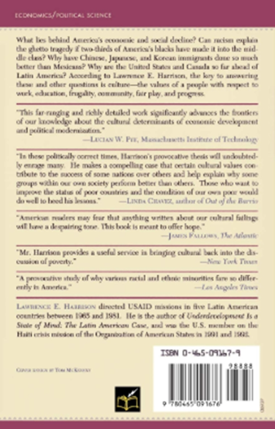 Паперова книга « Who Prospers: How Cultural Values Shape Economic And Political Success», автор Лоуренс Харрісон - фото №1