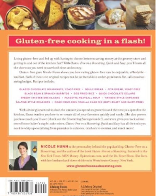Бумажная книга «Gluten-Free on a Shoestring, Quick and Easy : 100 Recipes for the Food You Love--Fast!», автор Николь Ханн - фото №1