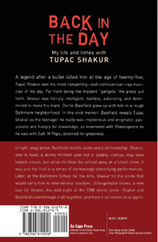 Паперова книга « Back In The Day: My Life And Times With Tupac Shakur», автор Даррін Кіт Бестфілд - фото №1