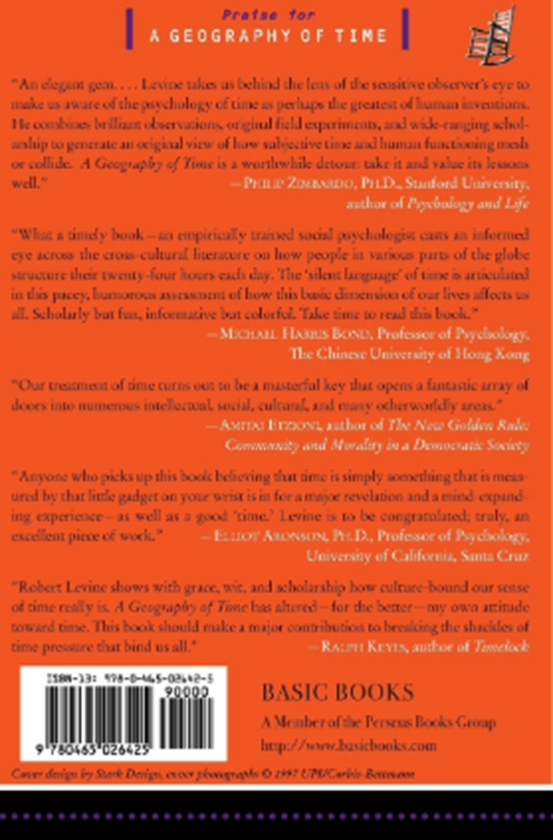 Бумажная книга «A Geography Of Time : On Tempo, Culture, And The Pace Of Life», автор Роберт Левайн - фото №1
