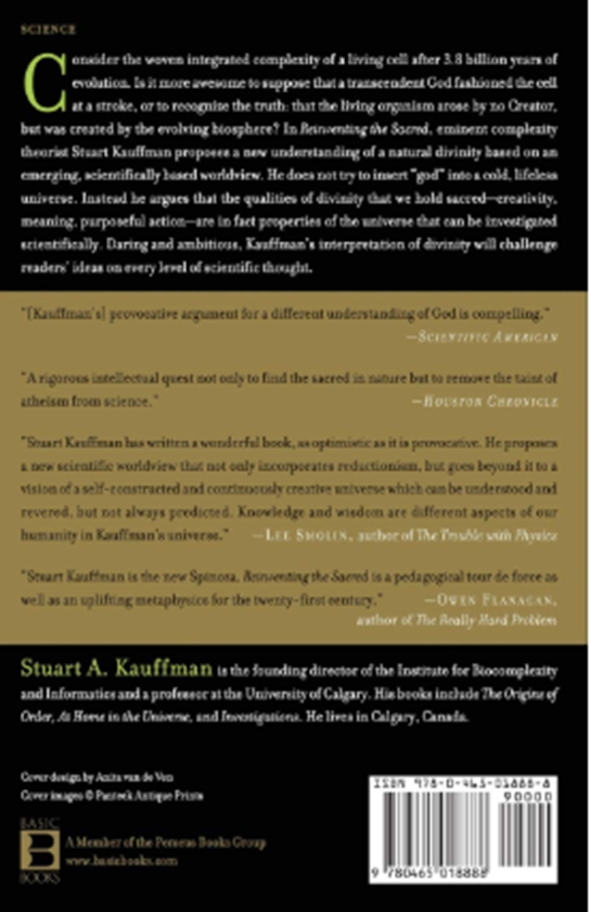 Бумажная книга «Reinventing the Sacred», автор Стюарт Кауфмани - фото №1