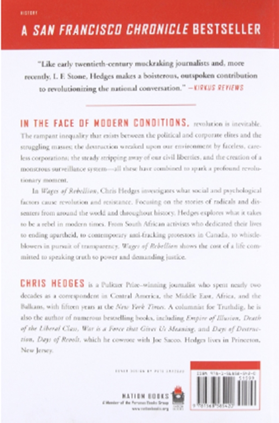 Бумажная книга «Wages of Rebellion», автор Крис Хеджес - фото №1