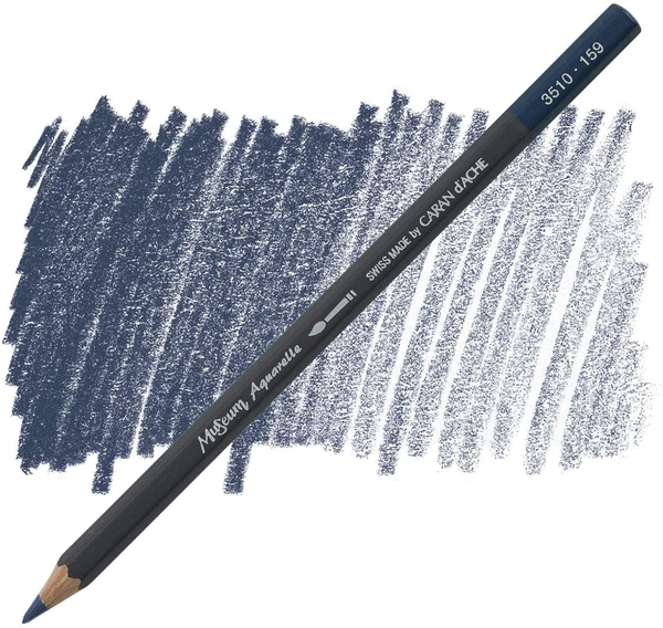  «Карандаш Caran d'Ache Museum Aquarelle Prussian Blue (3510.159)», бренда Caran d'Ache - фото №1