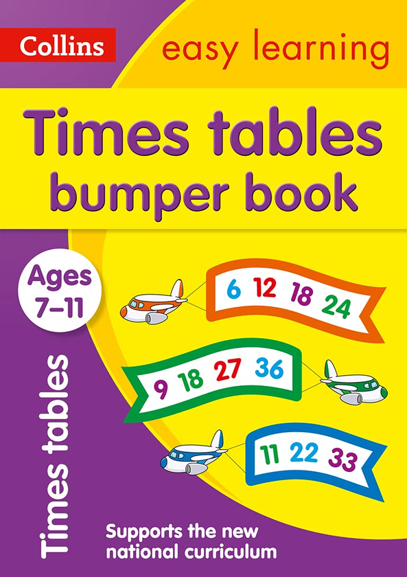 [object Object] «Times Tables Bumper Book Ages 7-11: Prepare for School with Easy Home Learning» - фото №1