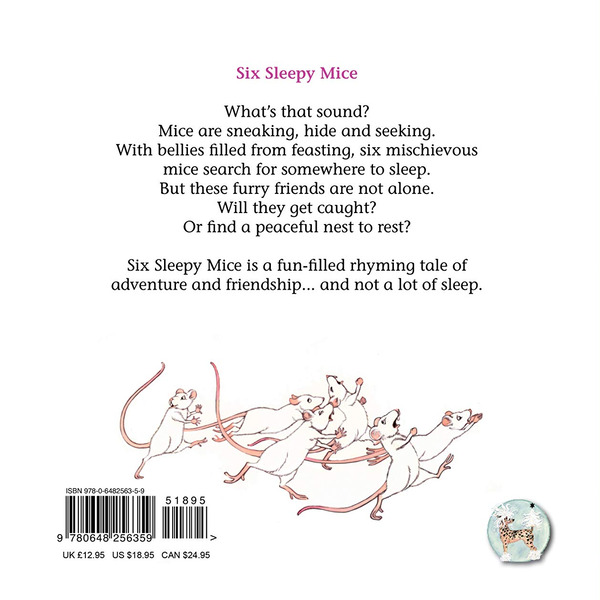 Бумажная книга «Six Sleepy Mice», автор Хайди Купер Смит - фото №1