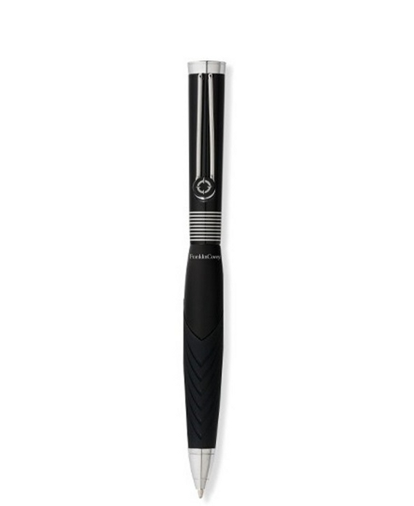  «Кулькова ручка Franklin Covey Norwich Black/Chrome BP (Fn0062-1)» - фото №1