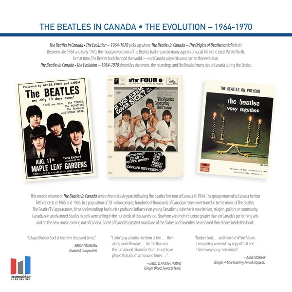 Бумажная книга «The Beatles in Canada: The Evolution 1964-1970», автор Пирс Хэммингсер - фото №1