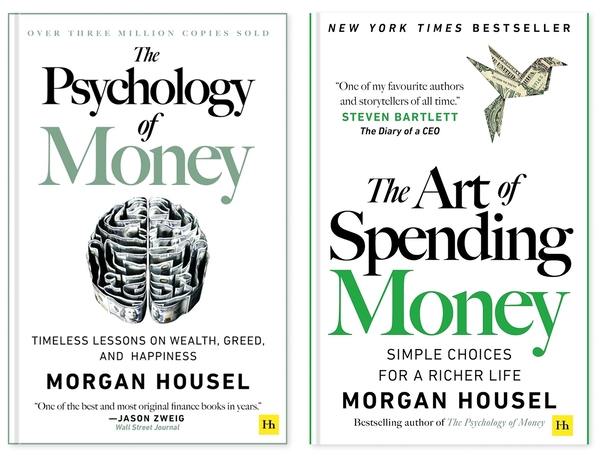 Бумажная книга «The Psychology of Money + The Art of Spending Money (комплект із 2-х книг)», автор Морган Хаусел - фото №1
