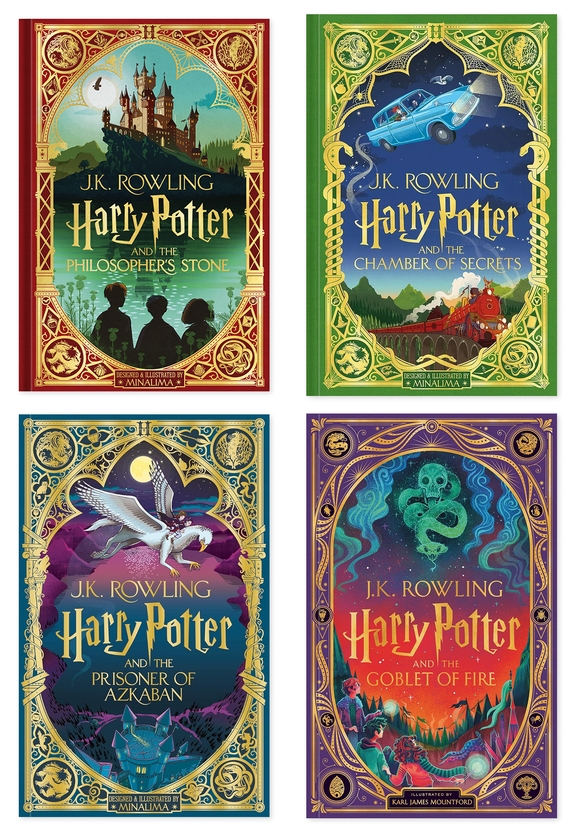 Бумажная книга «Harry Potter (Interactive Illustrated Editions) (комплект із 4-х книг)», автор Джоан Роулинг - фото №1
