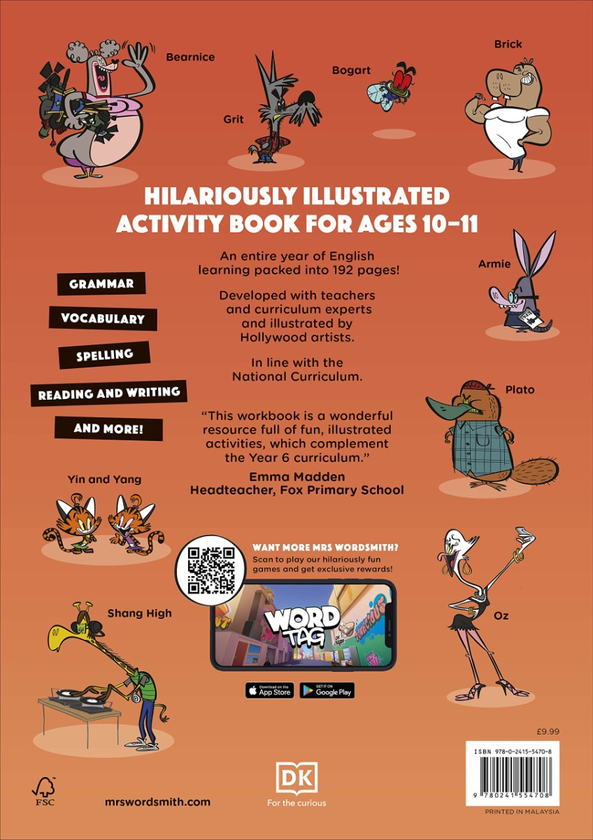 [object Object] «Year 6. English Monumental Workbook. Ages 10-11 (Key Stage 2)», автор Миссис Вордсмит - фото №2 - миниатюра