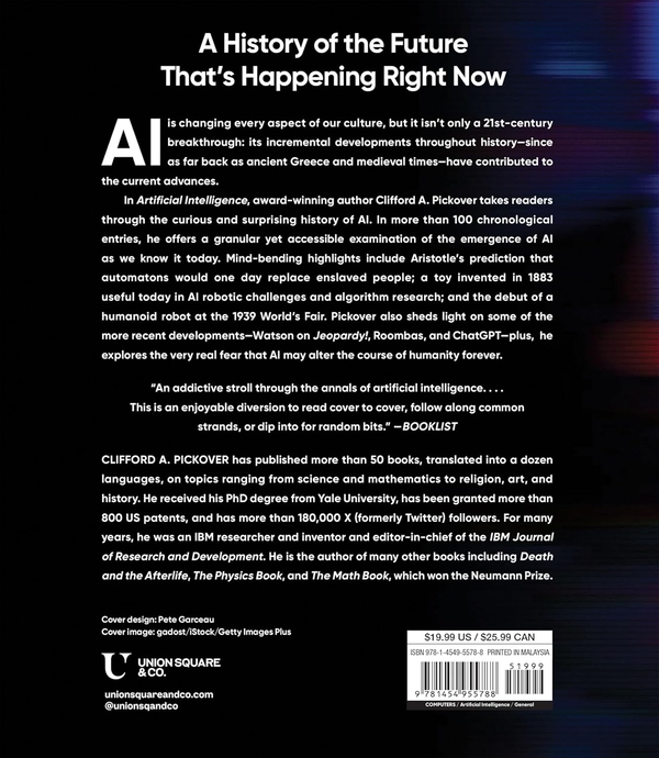[object Object] «Artificial Intelligence. An Illustrated History. From Medieval Robots to Neural Networks», автор Клиффорд А. Пиковер - фото №2 - миниатюра