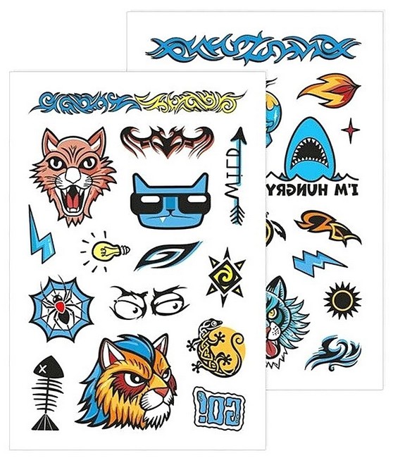  «Тимчасові тату для старших хлопців. Tattoos. Акула (10100699У)», бренда Ranok-Creative - фото №1