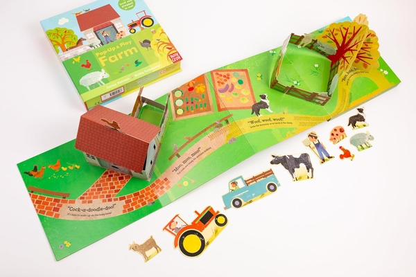 Паперова книга «Pop-Up And Play: Farm», автор Коріна Флетчер - фото №1
