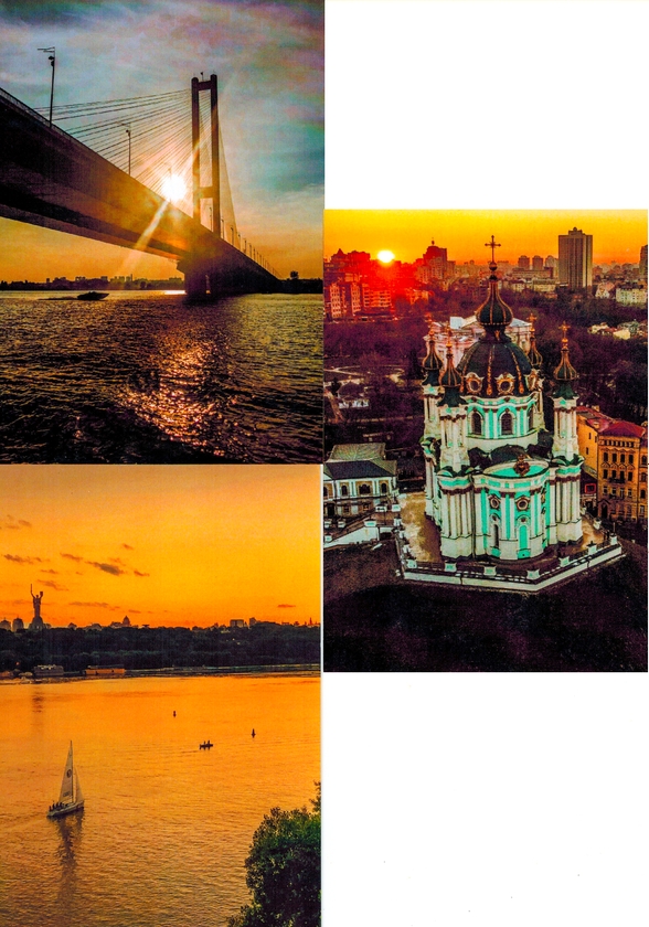 «Набір листівок "Вечірній Київ" (P-YB3)», бренда CakeTravel - фото №1