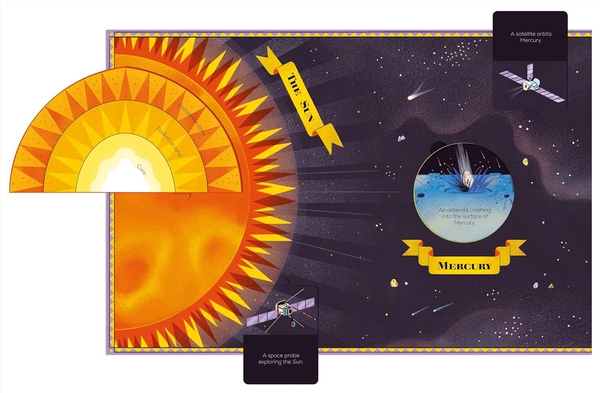 Бумажная книга «Explore the Solar System: A Fold-Out, Lift-the-Flap Book» - фото №1