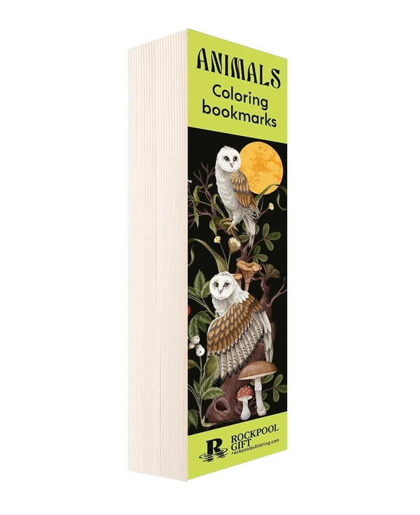 Паперова книга «Animals Coloring Bookmarks», автор Rockpool Publishing - фото №1