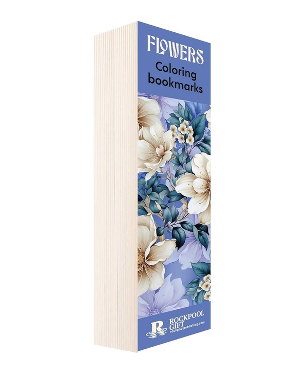 Бумажная книга «Flowers Coloring Bookmarks», автор Rockpool Publishing - фото №1