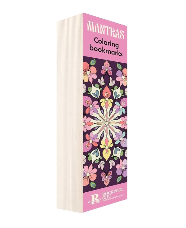 Бумажная книга «Mantras Coloring Bookmarks», автор Rockpool Publishing - фото №1