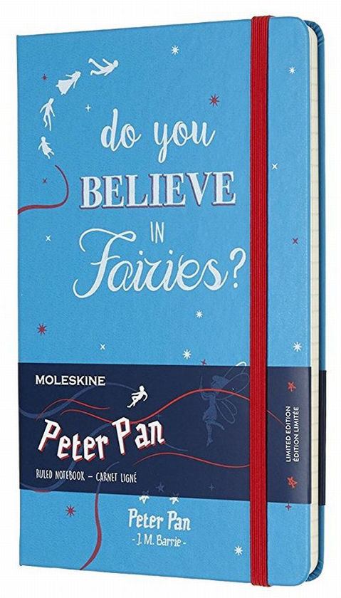  «Записная книжка Moleskine Peter Pan Голубая в линию (LEPN01DQP060)», бренда Moleskine - фото №1
