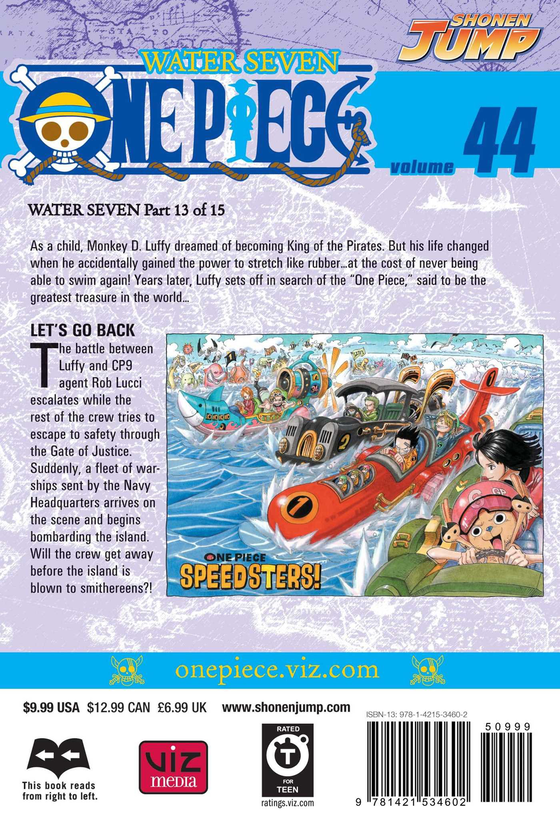 Бумажная книга «One Piece. Volume 44», автор Эйитиро Ода - фото №1