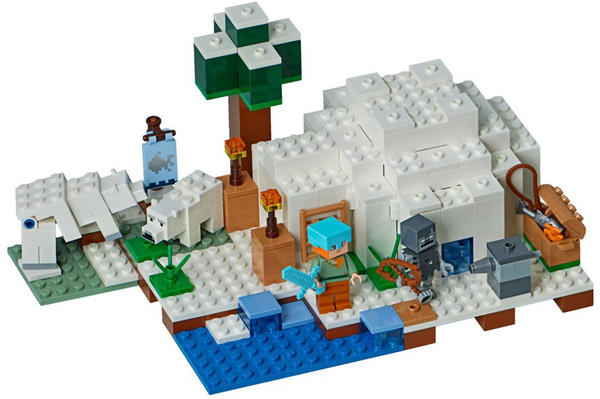  «Конструктор LEGO Minecraft Иглу 278 деталей (21142)», бренда LEGO - фото №1