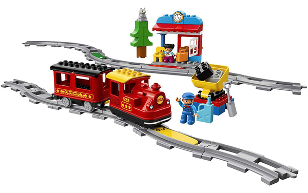 «Конструктор LEGO DUPLO Town Поезд на паровой тяге 59 деталей (10874) », бренда LEGO - фото №1